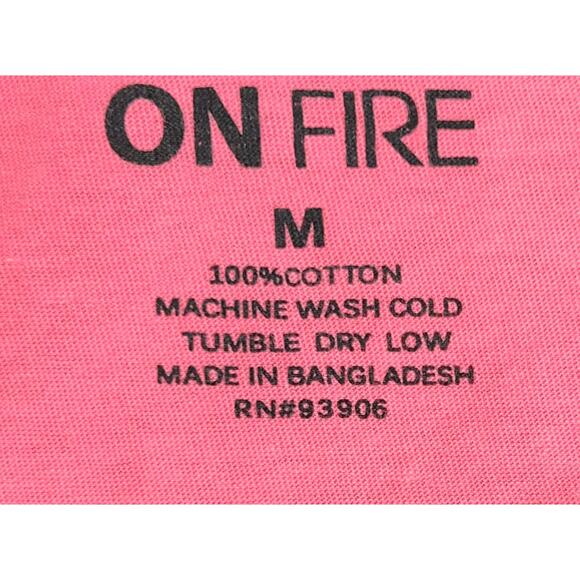 Lazy Panda Pink Shirt - On Fire - Size Medium - Picture 8 of 12